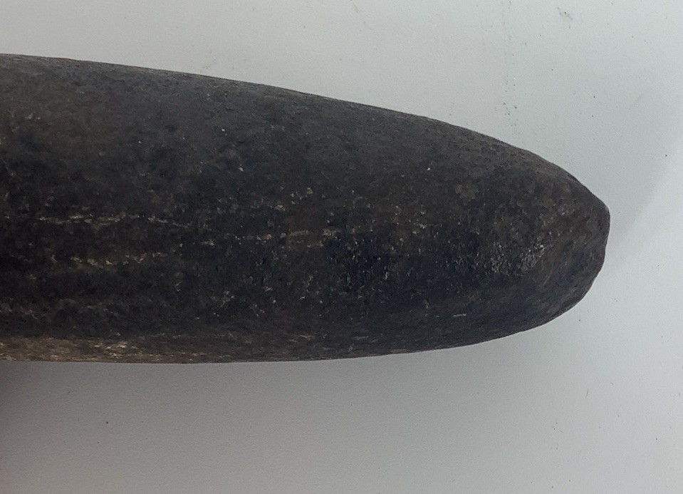 Vintage Native American Fully Shaped Stone Axe Head Artifact 7” X 2” X 1.25”