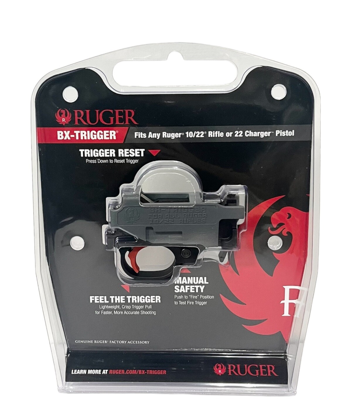 Ruger BX-Trigger Assembly For All Ruger 10/22 Rifles - Red Trigger-90631