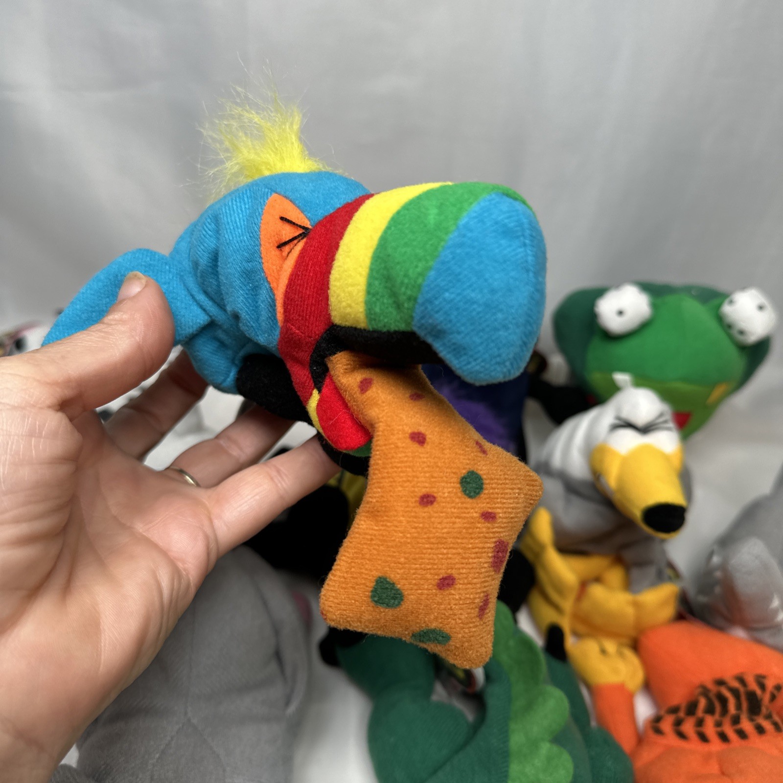 Vintage 1997 “MEANIES BEANIE” Complete SERIES 1