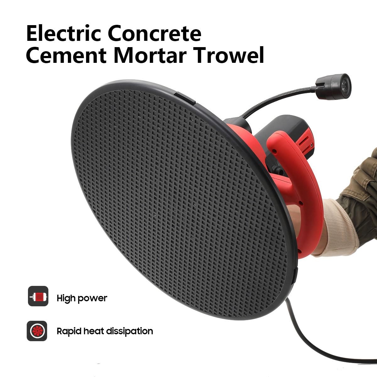 Electric Concrete Cement Mortar Trowel Concrete Groover Tool Handheld Concrete