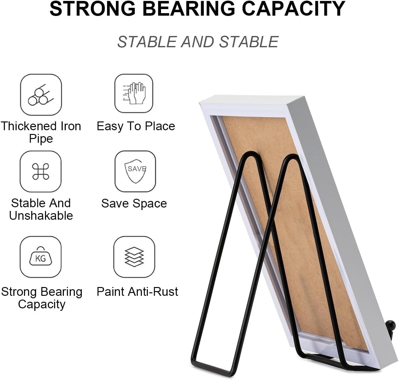 Plate Stands for Display, 3/5 Pack 6 Inch Plate Holder Display Stands