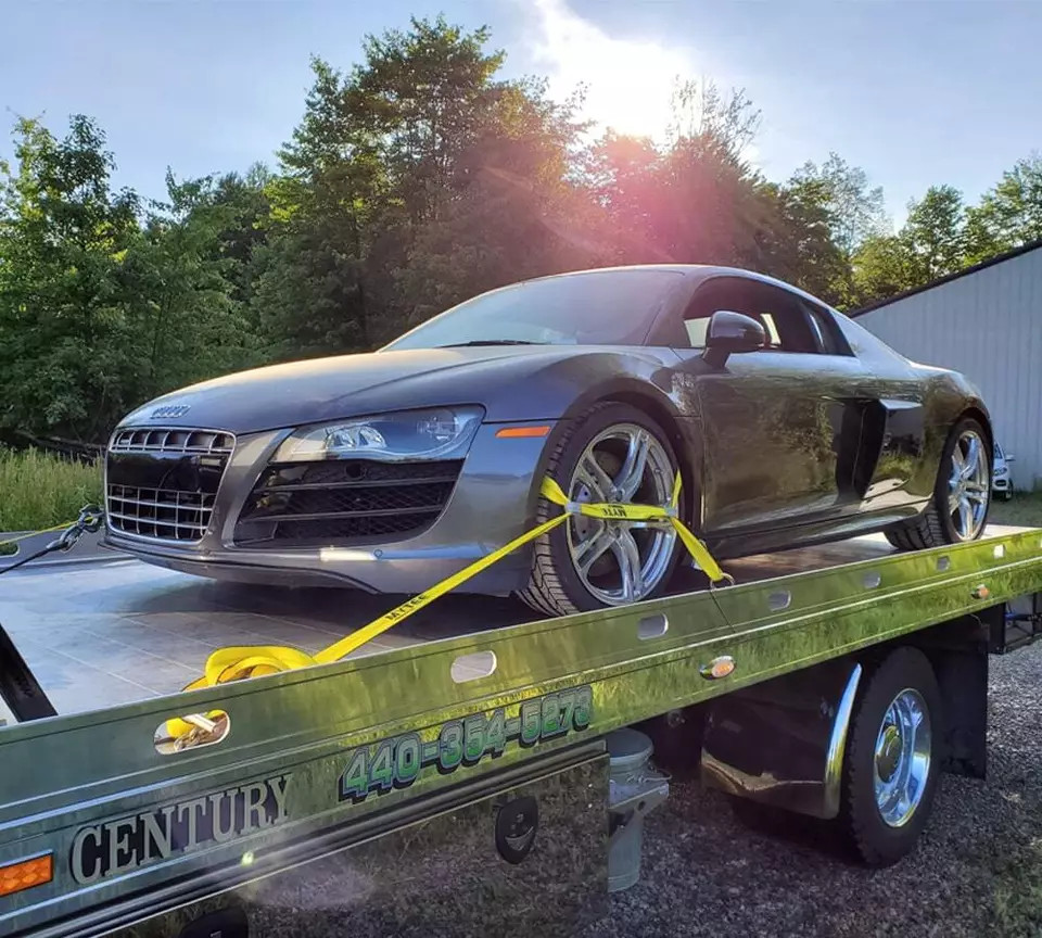 8 Point Roll Back Tie Down System Ratchet Tow Truck Straps