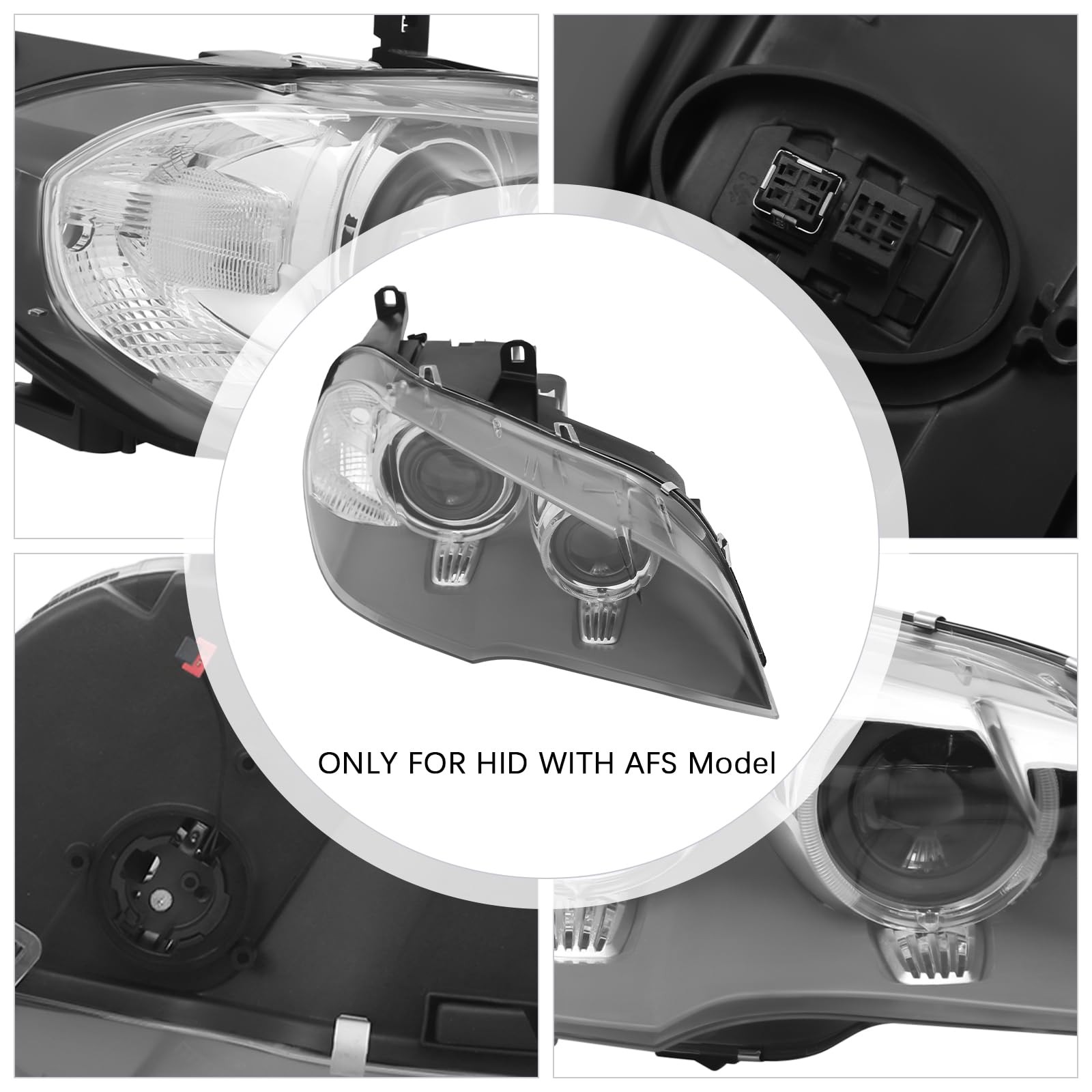 For 2011 2012 2013 BMW X5 Headlight Assembly Right Passenger Side