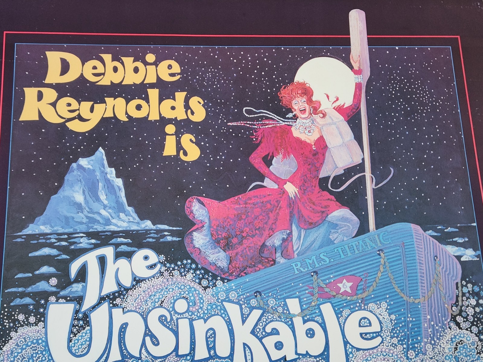 The Unsinkable Molly Brown 24 x 18 Poster Signed Debbie Reynolds Harve Presnell