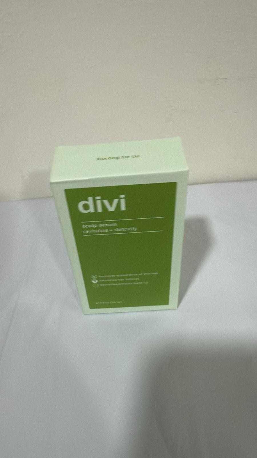 Divi Scalp Serum 1oz 30ml Revitalize Detoxify Thin Hair Treatment New Sealed