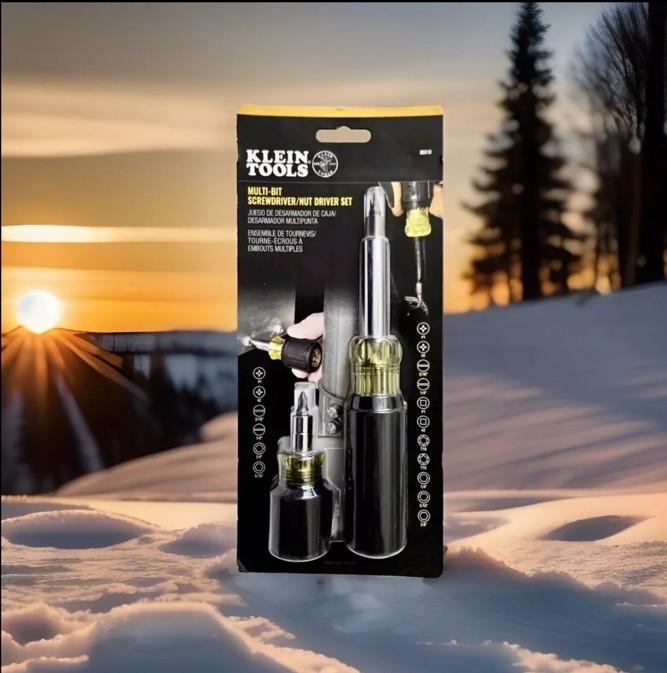 Klein Tools 85518  Multi-Bit Screwdriver/Nut Driver Set 32500 11 In 1 32561 Stub