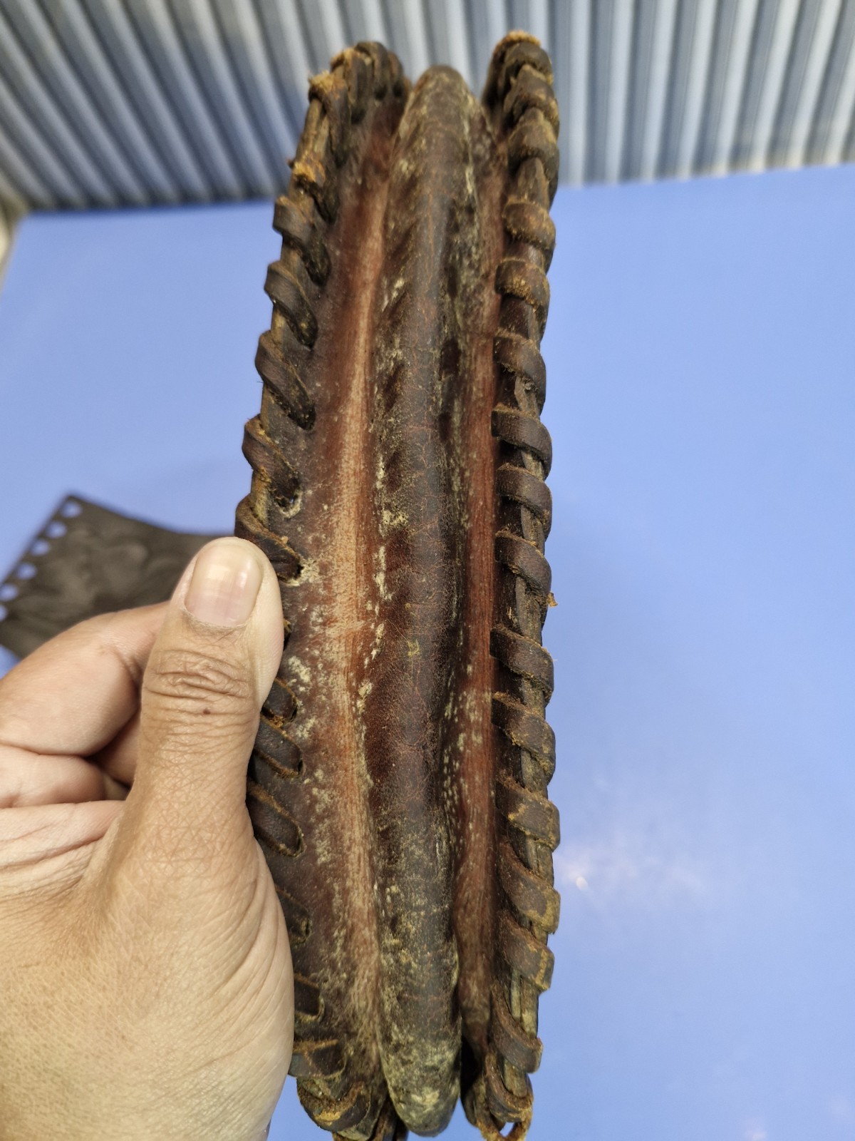 Vintage Tooled Leather Saddle Bags Motorcycle Saddlebag Set Floral Western