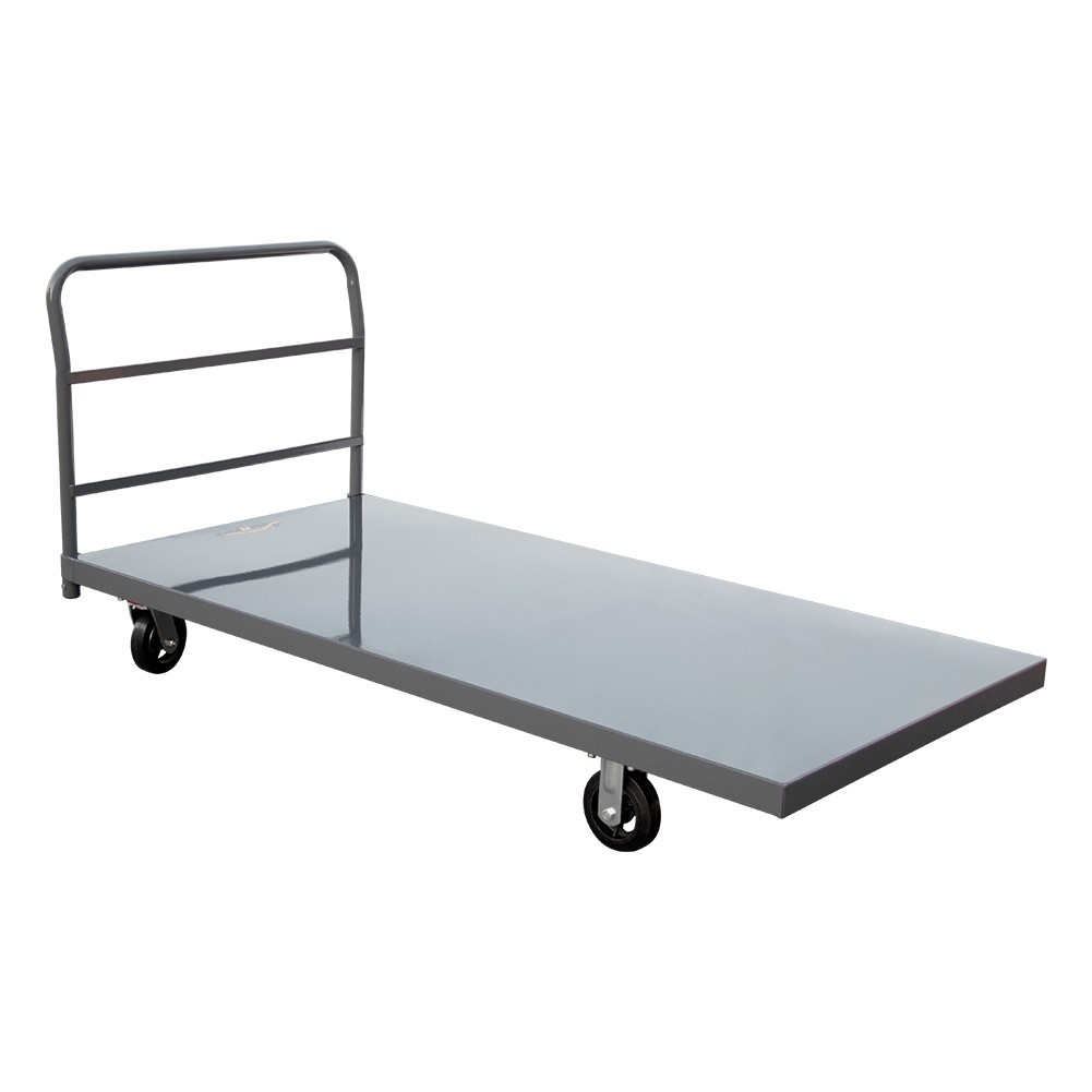 Heavy Duty Industrial Push Cart Steel Platform Truck 72" Lx 36"  2000lb Capacity