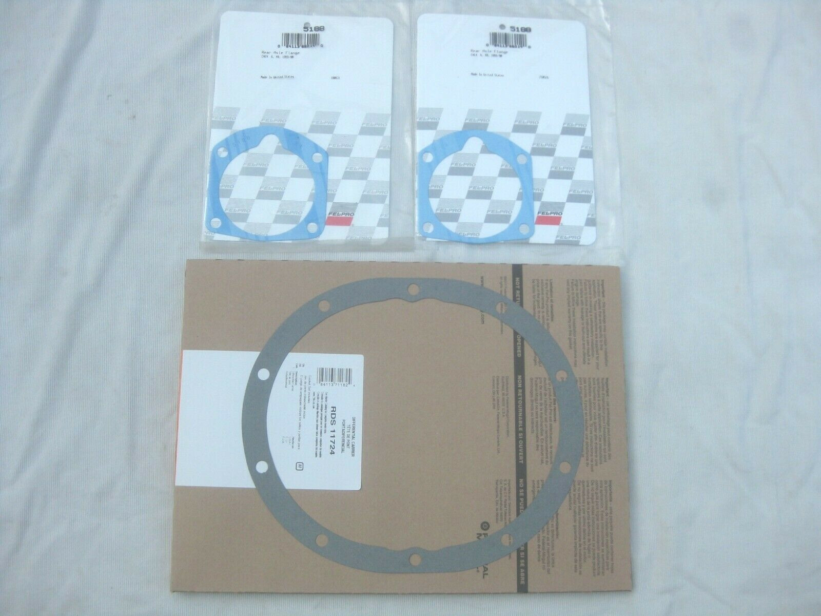 CHEVY Impala BelAir 1958 - 1964 Rear End 10-Bolt GASKET + Axle Shaft GASKET Set