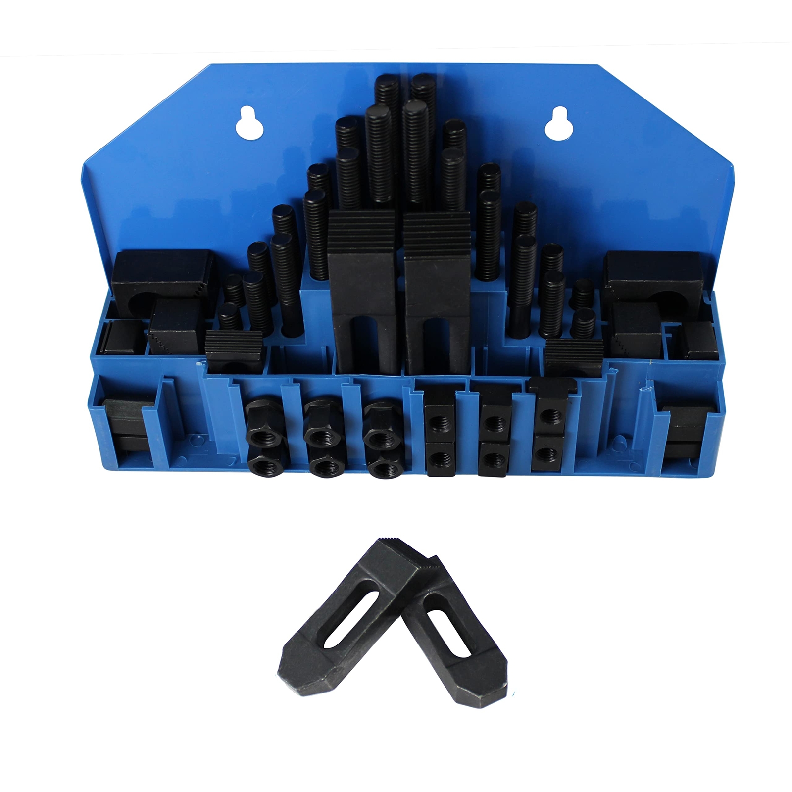 HFS(R) 52 Pcs 9/16" Slot 1/2"-13 Stud Hold Down Clamp Set Kit For Bridgeport