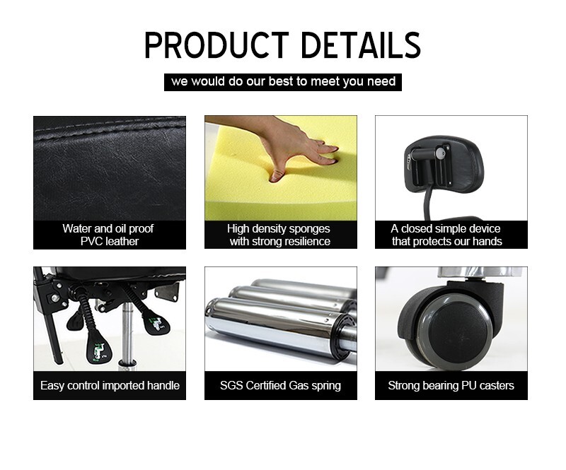 TATARTIST Tattoo Chair Tattoo Master Chair Multi function tattoo furniture black