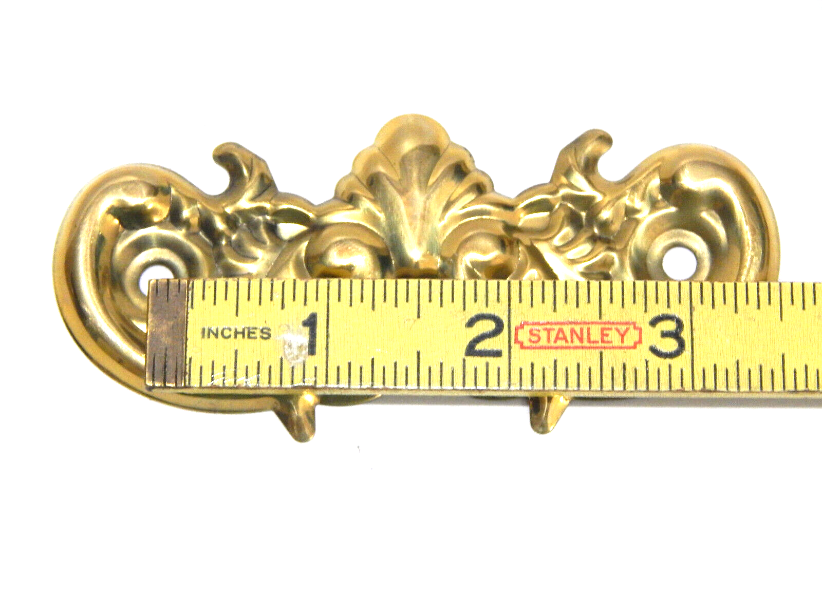 Victorian Drawer Pull With 3" Center For Dresser Chest Vanity