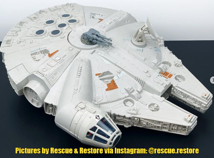 Vintage Star Wars Millennium Falcon Replacement Toy Stickers Peel & Stick