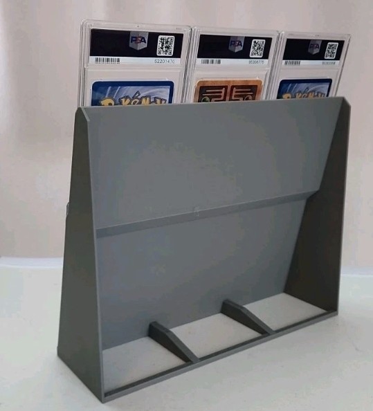 Graded Card Display stand, Holds 4 or 6 Slabs, PSA or CGC Slabs
