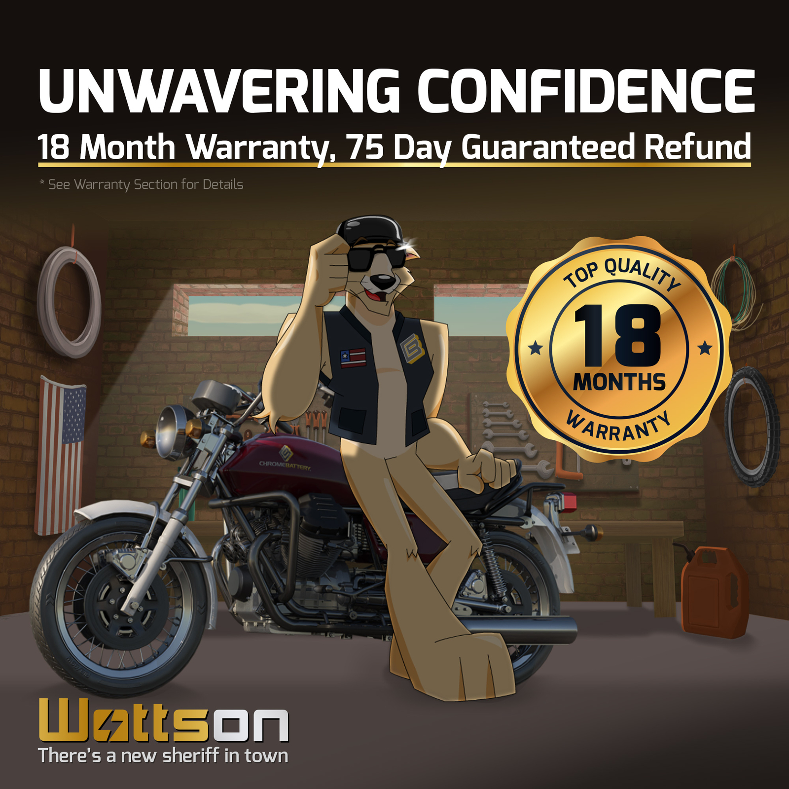 YTX12-BS High Performance - Maintenance Free - Sealed iGel Motorcycle Battery