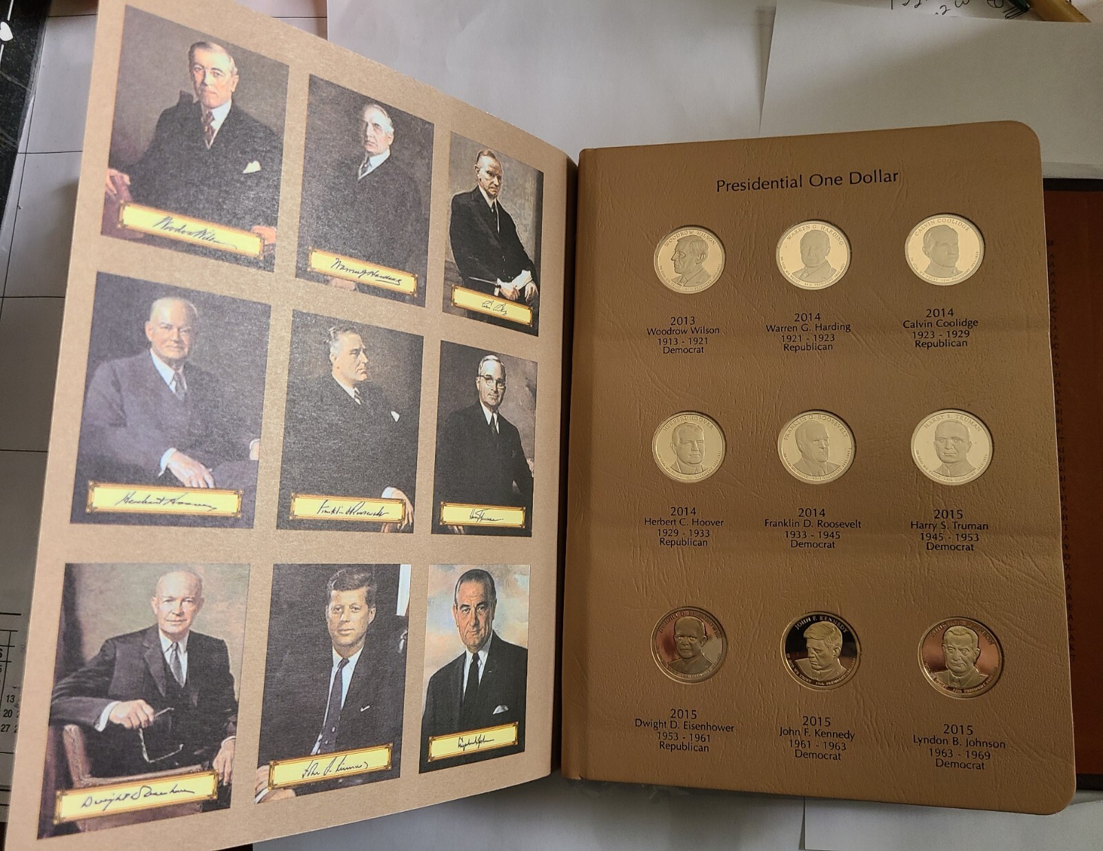 2007 S - 2016 S Presidential $1 39 Coin PROOF COMPLETE Set in New Dansco Album