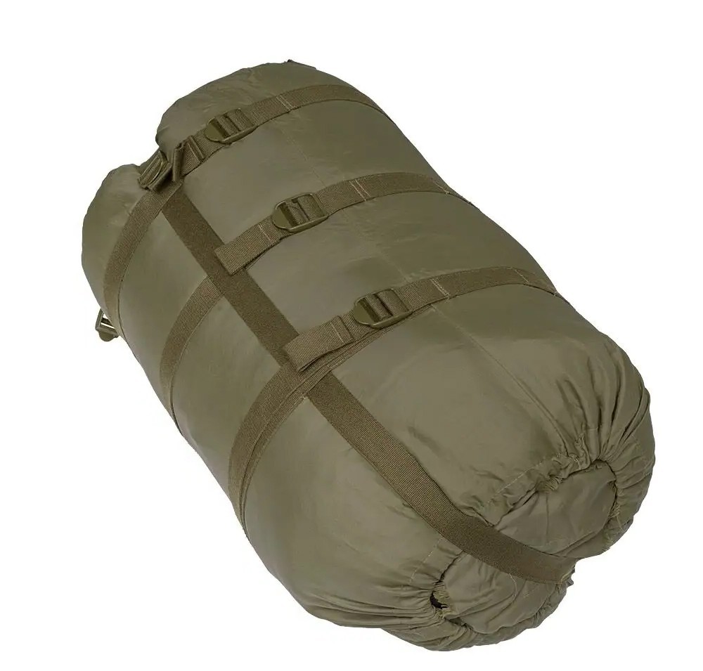 Authentic Austrian Compression Sack Army Surplus  Duffel Bag Sleeping Bag OD