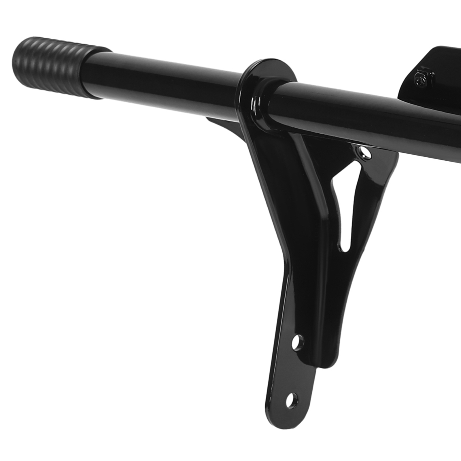 Black Front Crash Bar Protector For Harley Davidson Dyna 06-17 W/ Mid Control