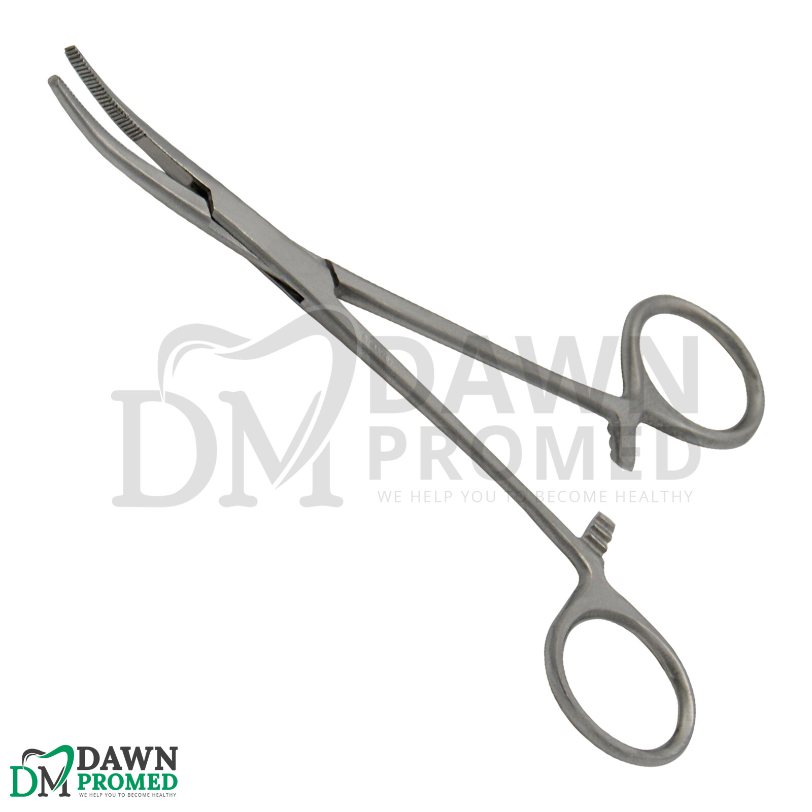5 Pcs Kelly Hemostat Forceps Curved 5.5" Locking Clamp Surgical Dental German Gr