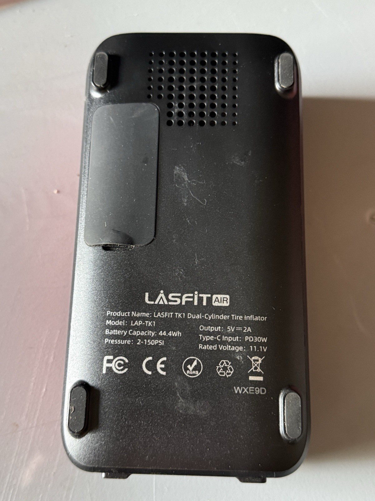 Lasfit Air TK1 Tire Inflator Portable Air Compressor Max 150 PSI - Inflator Only