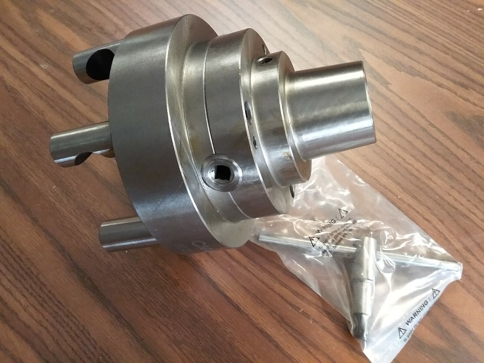 5C Collet Chuck with Integral D1-6, D6 Cam Lock Mount 5" Diameter Chuck #5C-05D6