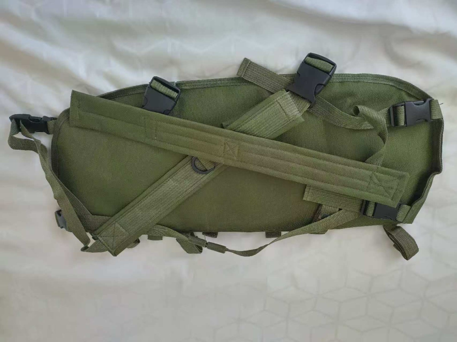 Russian Special Forces Tactical Vest AK Chest Belly Bag Armor Hanging Rig Green