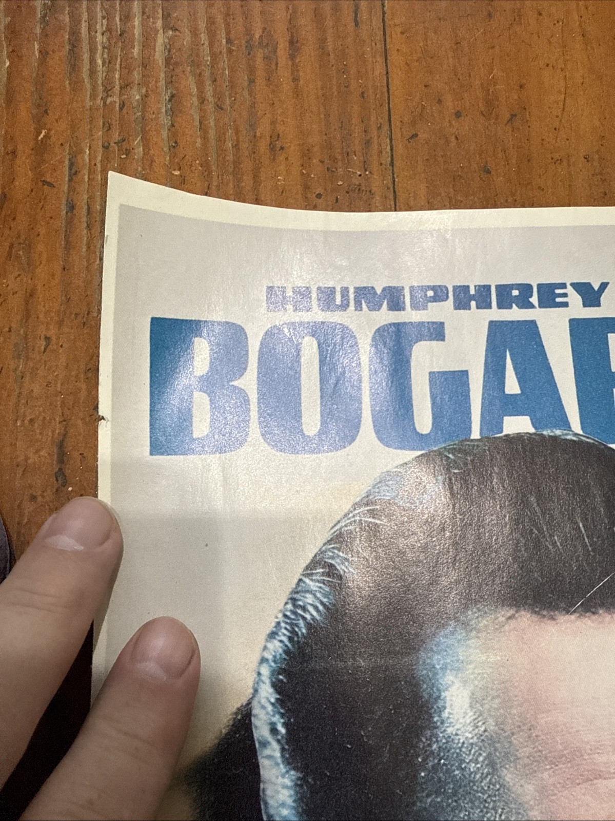 Vintage Casablanca Movie Poster 23 x 18 3/8 Inches