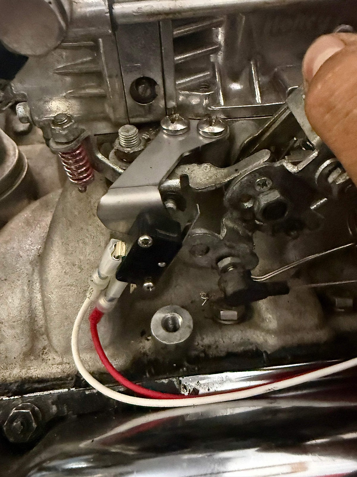 Holley Microswitch Kit TH400 ST400 – Stainless Steel Kickdown Trigger Kit