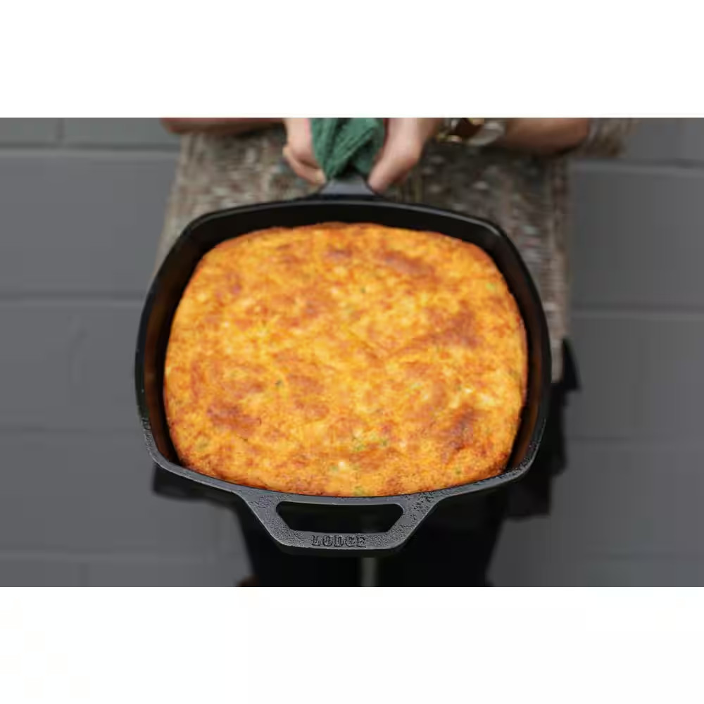 10.5 In. Cast Iron Skillet in Black