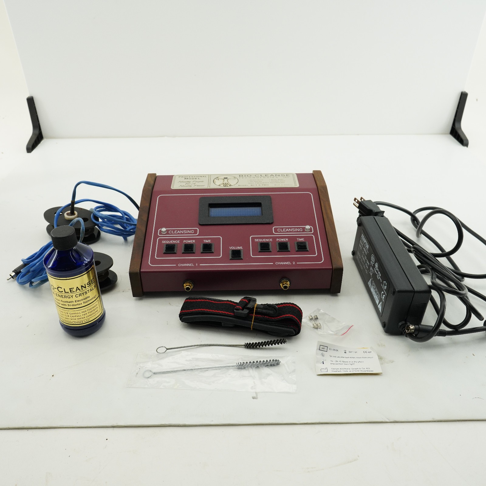 Bio Cleanse Tech Professional Foot Bath Detox Kit RARE detoxification