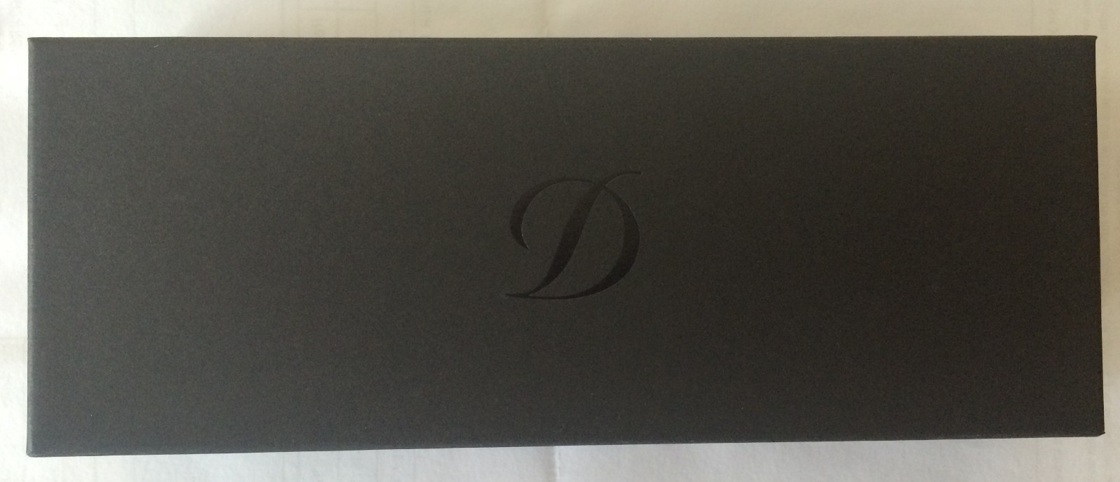 S.T. Dupont Leather & Metal Adjustable Cigar Case For 2 Cigars 183019 New In Box