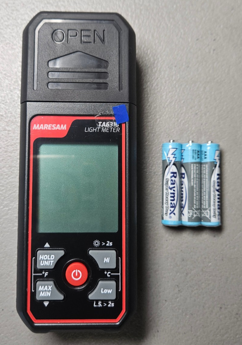 Maresam TA631B Digital Light Meter- New in Open Box!