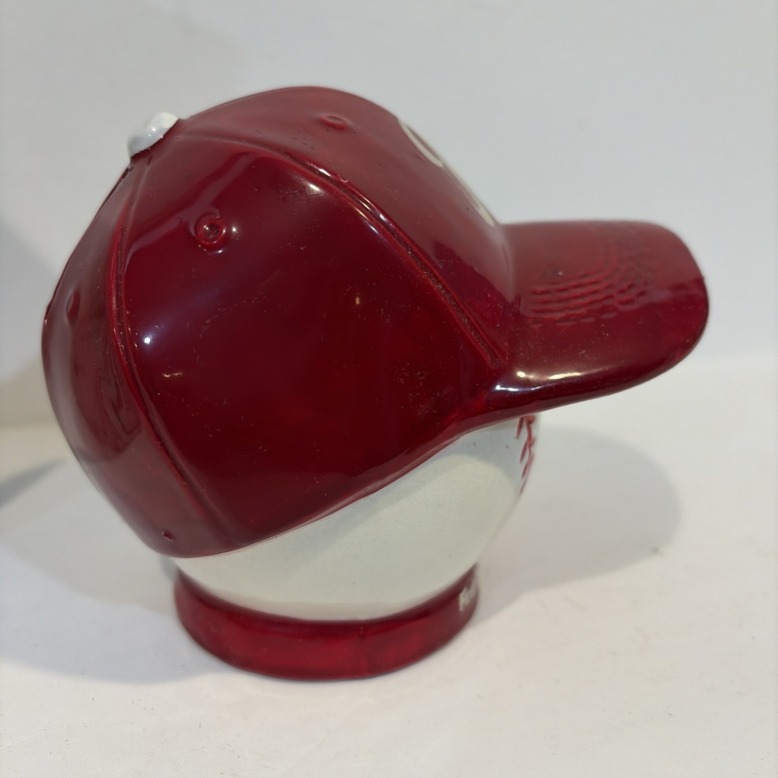 VTG First Pennsylvania Bank Philadelphia Phillies Ceramic Coin Baseball Cap WDWK