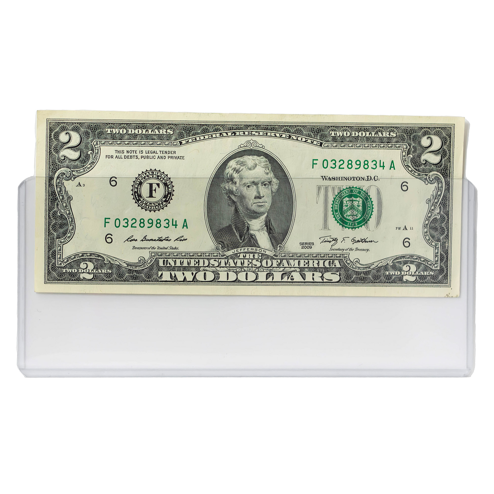 25 Clear Modern Currency Toploader Sleeves Rigid Holder Banknote US Note Topload