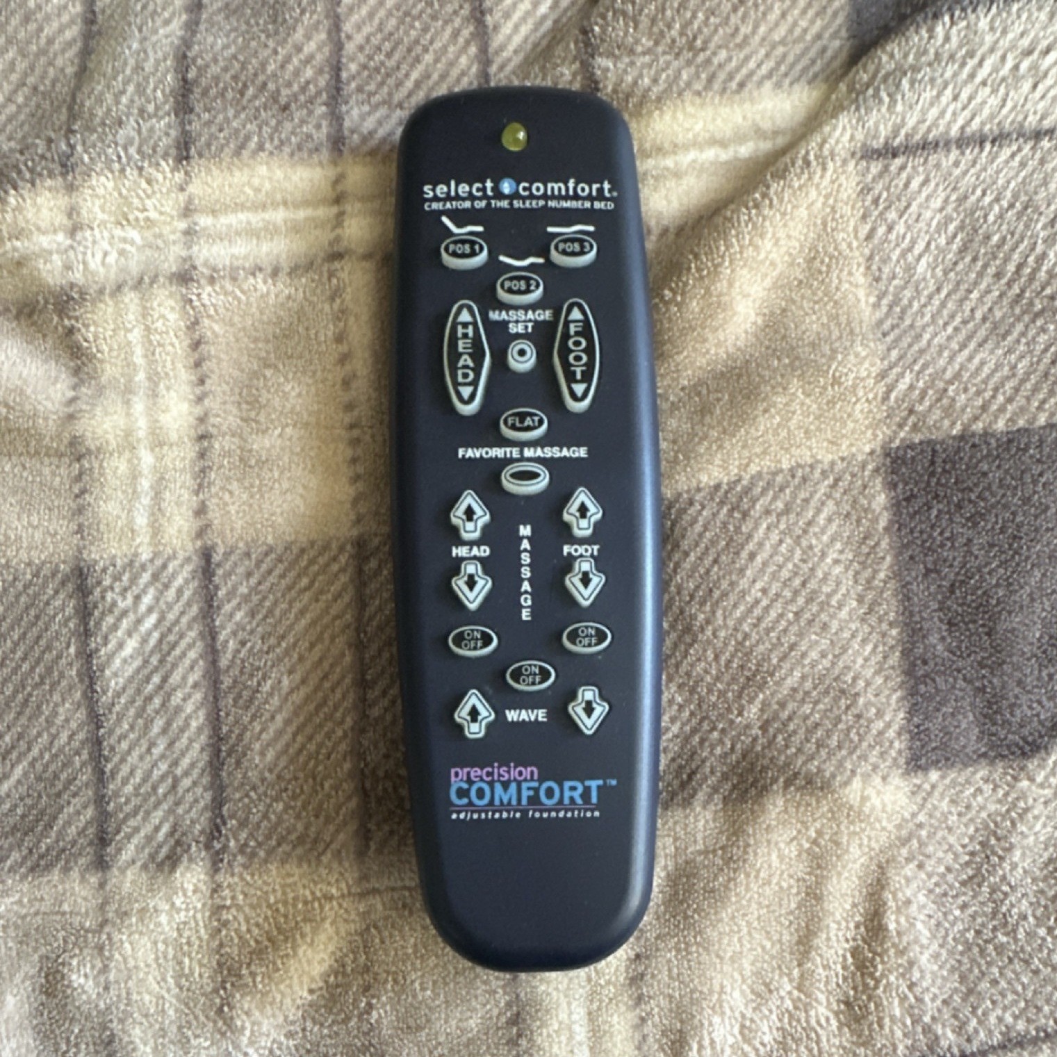 Select Comfort flexfit sleepnumber Adjustable Foundation Remote Control