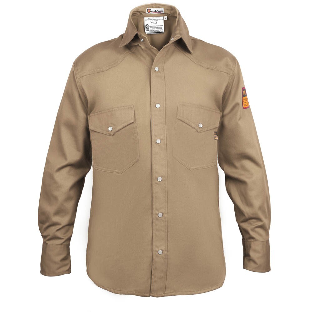 Flame Resistant FR Welding Shirt - Heavy Weight - 100% Cotton - 9 oz