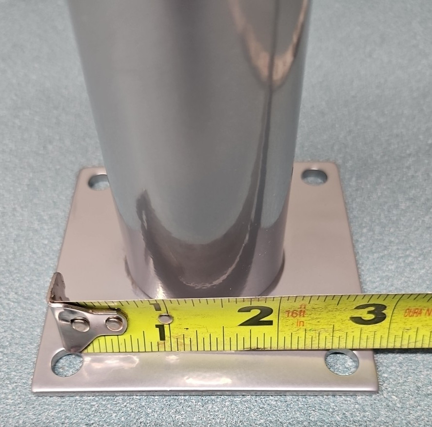 Pitco B3900701 3 1/4” Plate 6" Deep Fryer Legs Set of 4