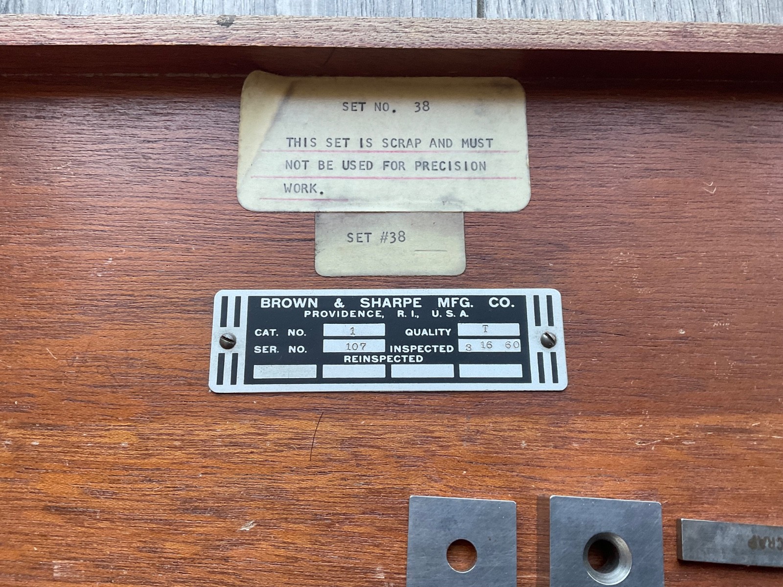 Johansson Brown & Sharpe 84 pieces Gage Set - Scrap only, Missing 3, Extra 3