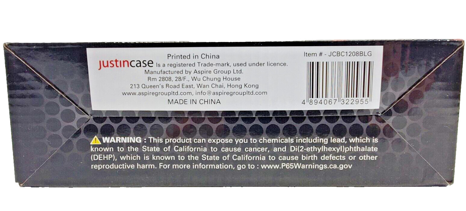 Justincase 12 Foot 8 Gauge Jumper Cables With Bonus Headlamp & Emergency Gloves