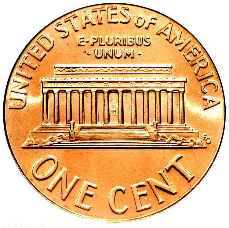 $15 8 LBS 1982-2025 Zinc Pennies Lincoln Memorial Shield Cents Rolls