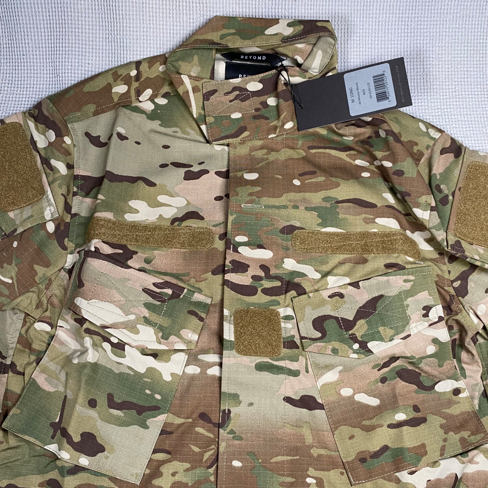 Beyond Clothing A9 Mission Blouse Top Multicam Medium Long
