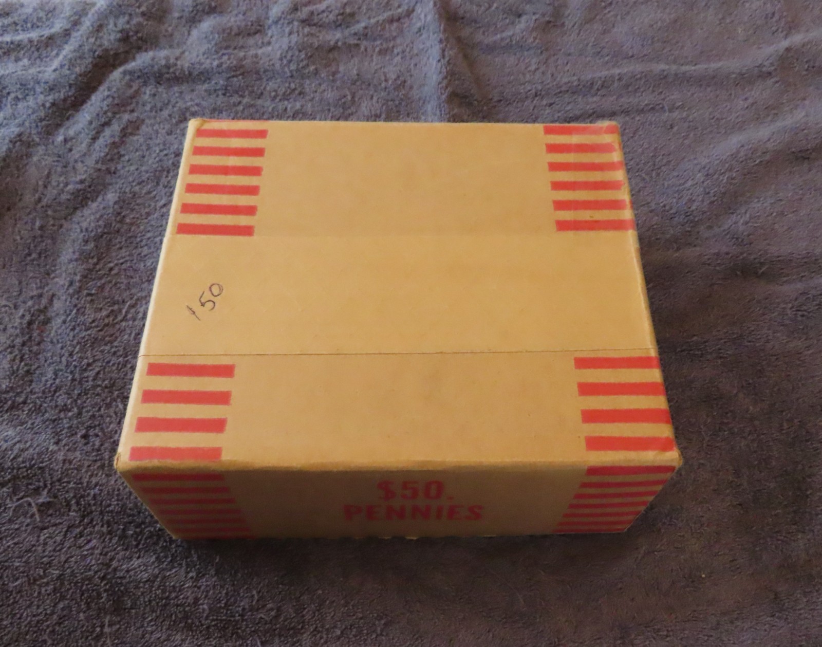 1980-P **Original Bank Wrapped** UNCIRCULATED LINCOLN CENT ROLL From WELLS FARGO