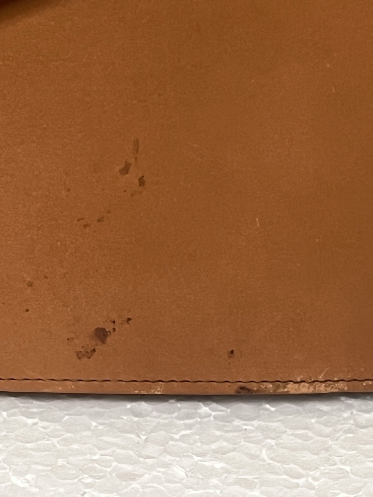 Vintage Amiet Locking Leather Folio Top Grain Cowhide