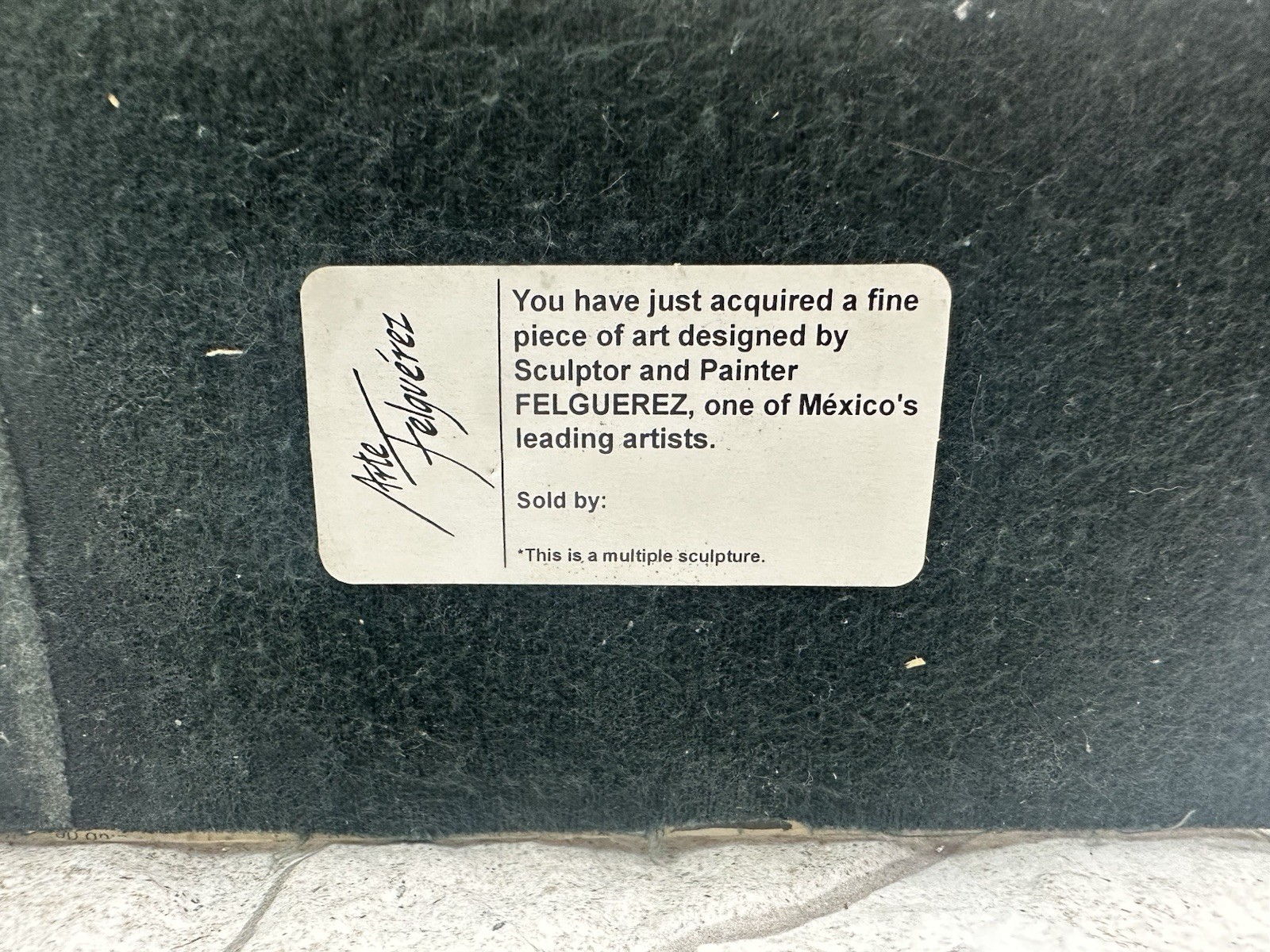 Arte Felguerez Handmade Metal Horse Sculpture Mexican Art Signed Collectible