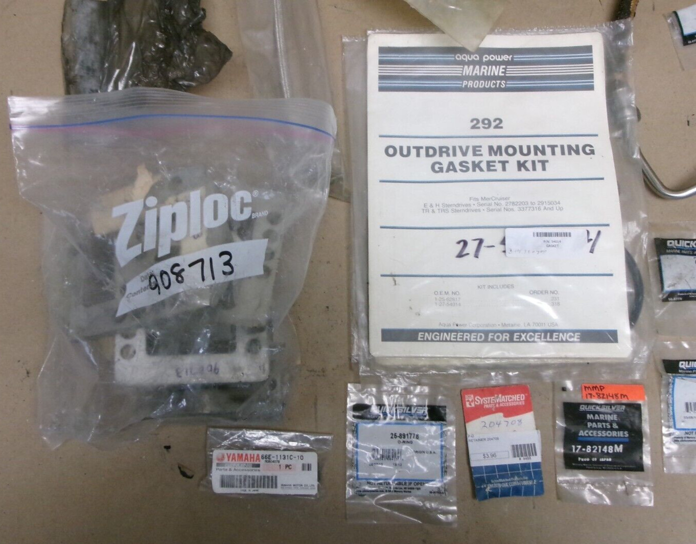 Mostly New Assorted Outboard and Sterndrive Parts (various brands)