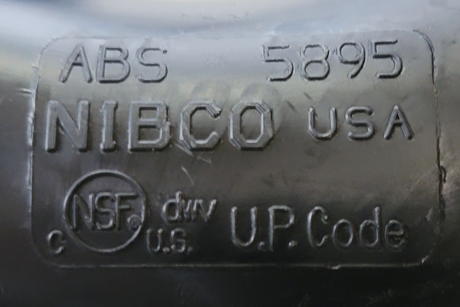 Nibco 5895 ABS 1-1/4" x 1-1/4" P-Trap w/ Union Joint RV Trailer Motorhome