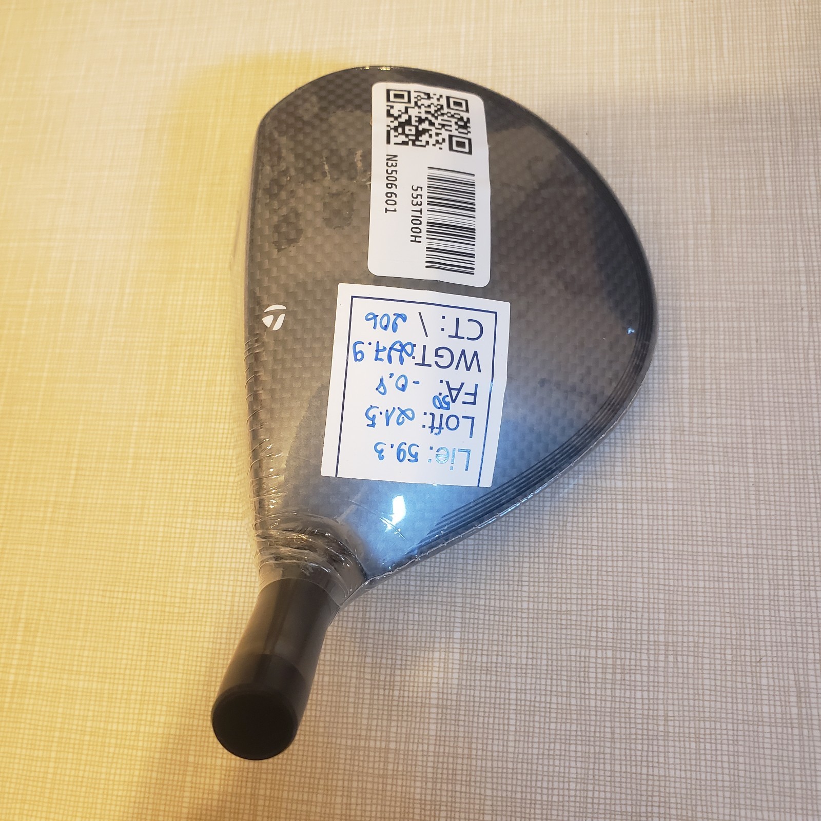 TaylorMade RH Core  Qi35 fairway 21° 7 Wood Tour Issue Head  553T100H1007  NEW