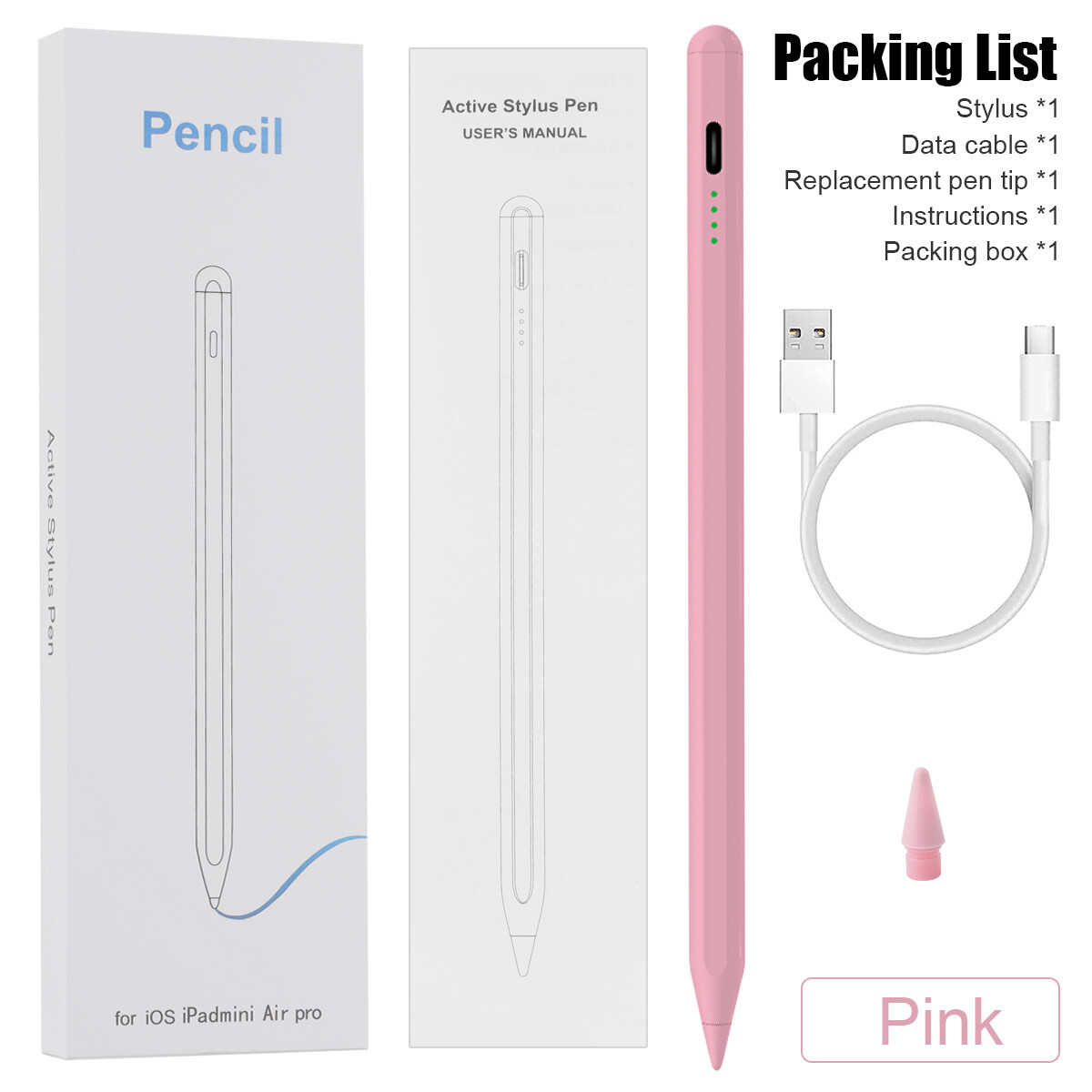 1st 2nd Generation Pencil Pen Stylus For Apple iPad 6th 7th 8th 9th 10th Gen NEW