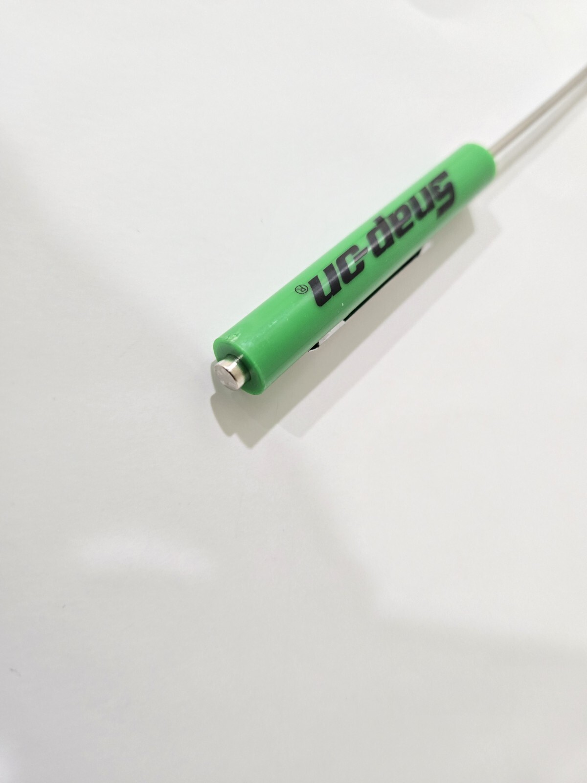 2PK SNAP ON TOOL BOX LOGO EMBLEM Chrome Plastic Badge Decal 8" + 3 Green Drivers