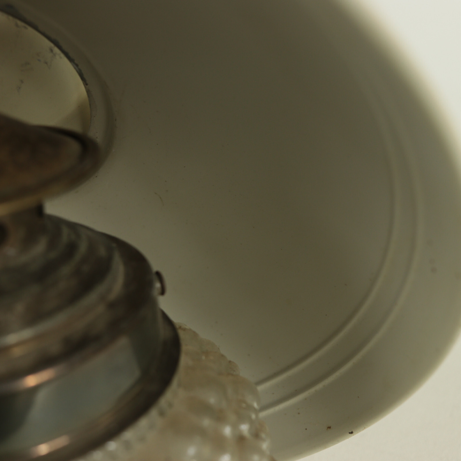 Vintage Mid Century Shaded Bracket Lantern 13" Max Height